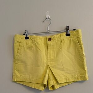 GAP Yellow Women's Bermuda Shorts
